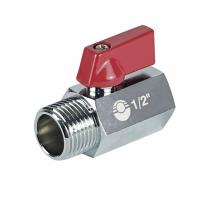 Кран шар. MINI VALFEX ВР3/8"хНР3/8" НИКЕЛИРОВАННЫЙ (300/60) К